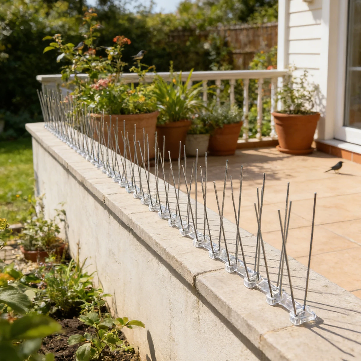 Bird Spikes Repellent Rats Mouse Scare Pigeons Birds Repeller Crow Outdoor Outside Anti For Garden Scarecaper Against Hooligans