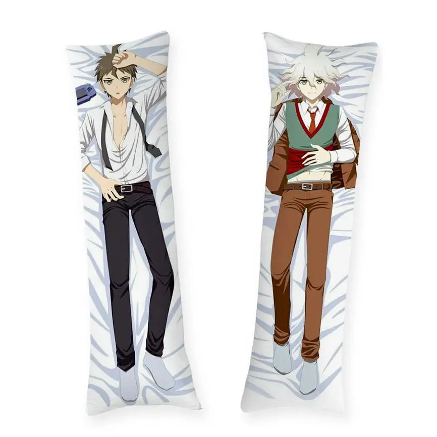 

Dakimakura Anime Pillow Case Nagito And Hajime Double-sided Print Of Life-size Body Pillowcase Gifts