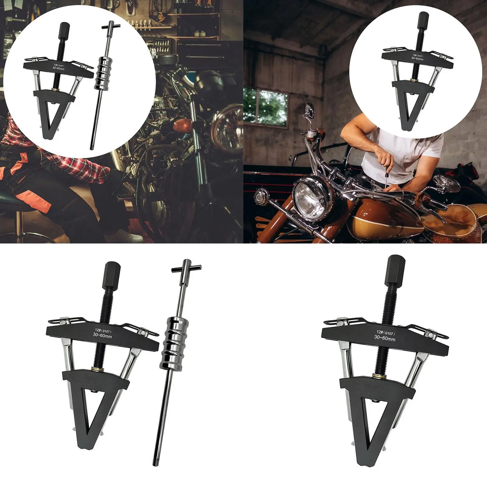 

Стальной съемник подшипников мотоцикла, скользящий молоток, ручной инструмент, сверхмощный инструмент для снятия и обслуживания ступицы колеса автомобиля