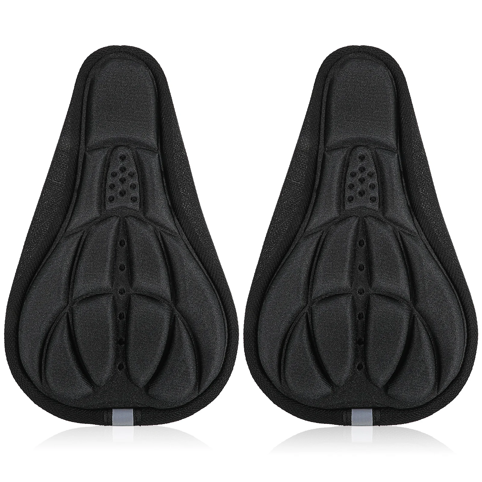 

2 шт. чехлы на подушки для велосипедного сиденья, чехол на седло велосипеда с грязевой подкладкой, эргономичный, дышащий, амортизирующий для горных дорожных велосипедов