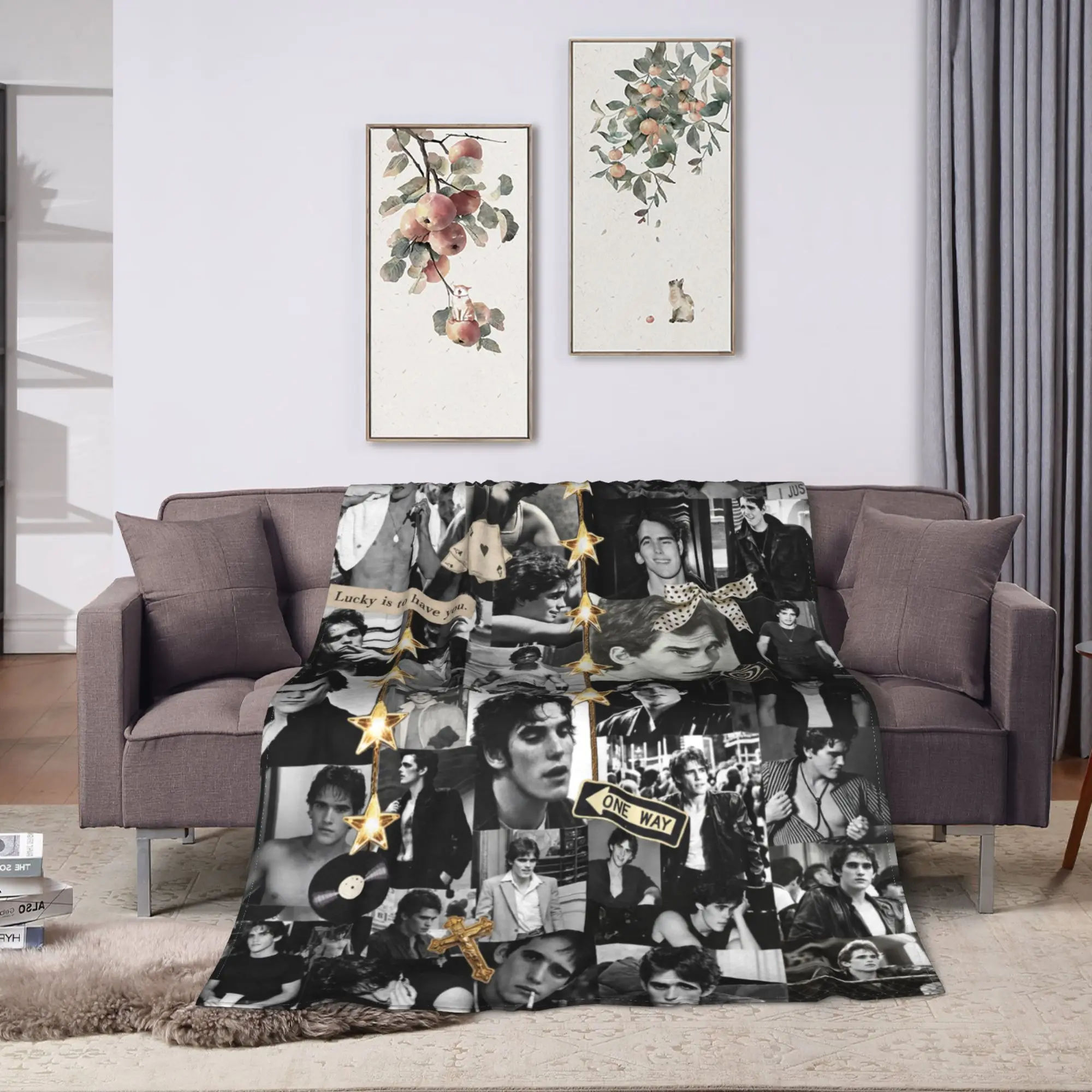 Dallas Winston The Outsiders Movie Plush Blanket Boy Girl  Flannel Throw Blanket For Outdoor Warm  Quality Bedspread Gift