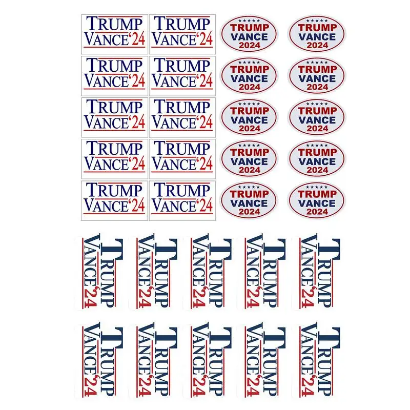 

Наклейки на президент 2024, 10x магнитных наклеек на бампер для автомобилей, грузовиков, съем Америку, задние наклейки, наклейки для автомобилей