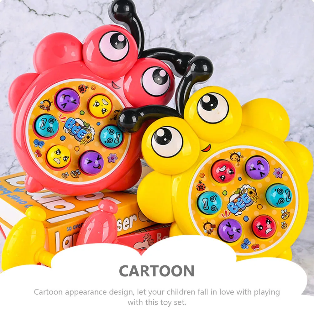 

1 set Funny Mole Attack Set Cartoon Design Kids Hammering Plaything Early Educational Cognitive For Home Park School