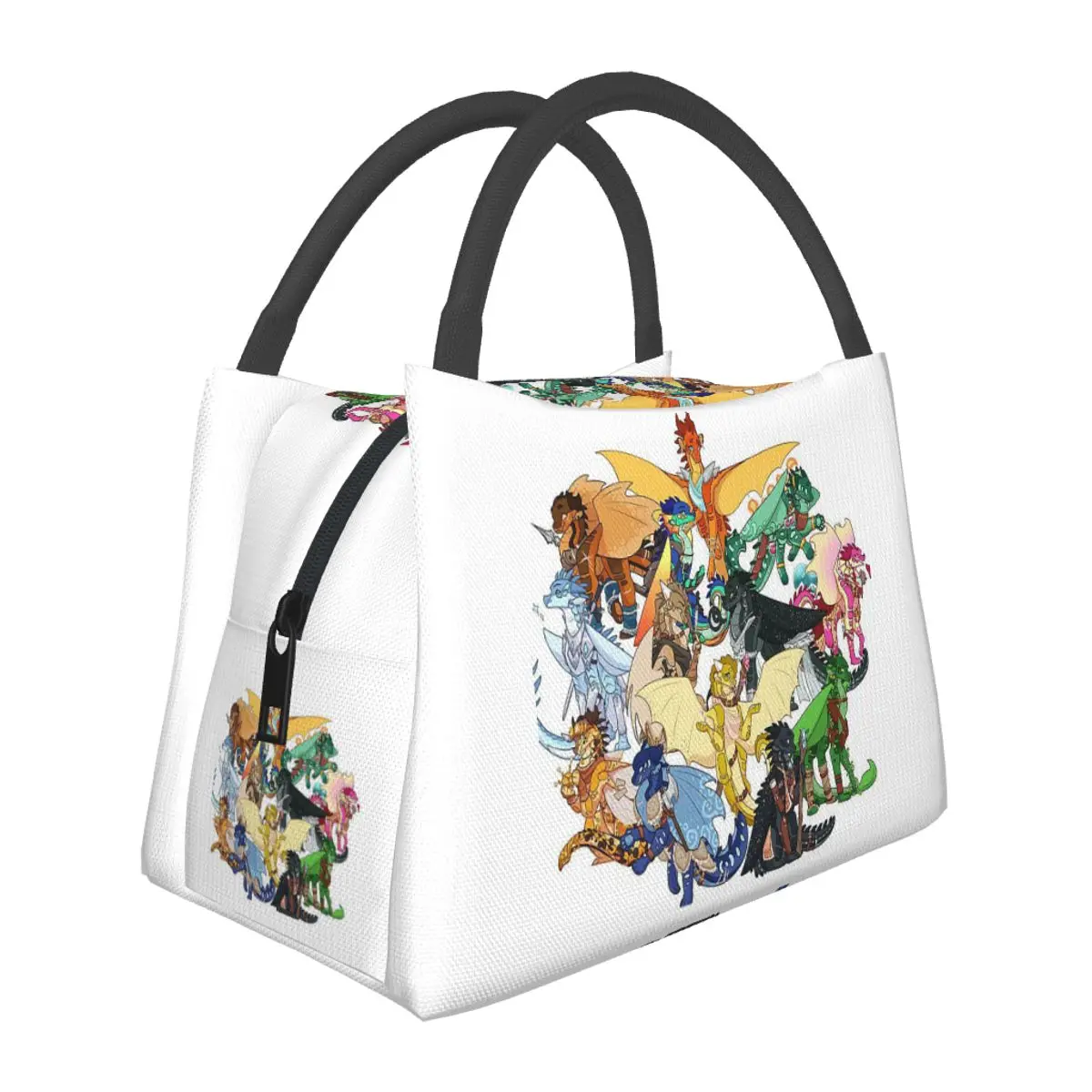 Wing Of Fire All Dragon Insulated Lunch Bag for Women Picnic Storage Food Boxes Portable Container Cooler Thermal Lunch Box Tote