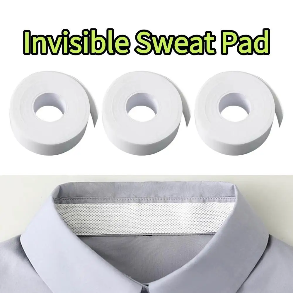Disposable Self-Adhesive Neck Liner Sticker Invisible Sweat Pad For Shirt Collar Anti-Dirty Hat Protector Strip For Men Women