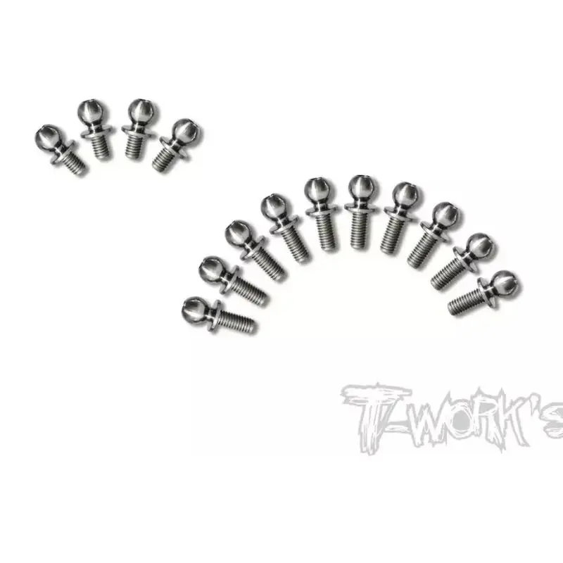Original T works TP-129 64 Titanium Ball End set ( For SWORKZ S12-2) Professional Rc part