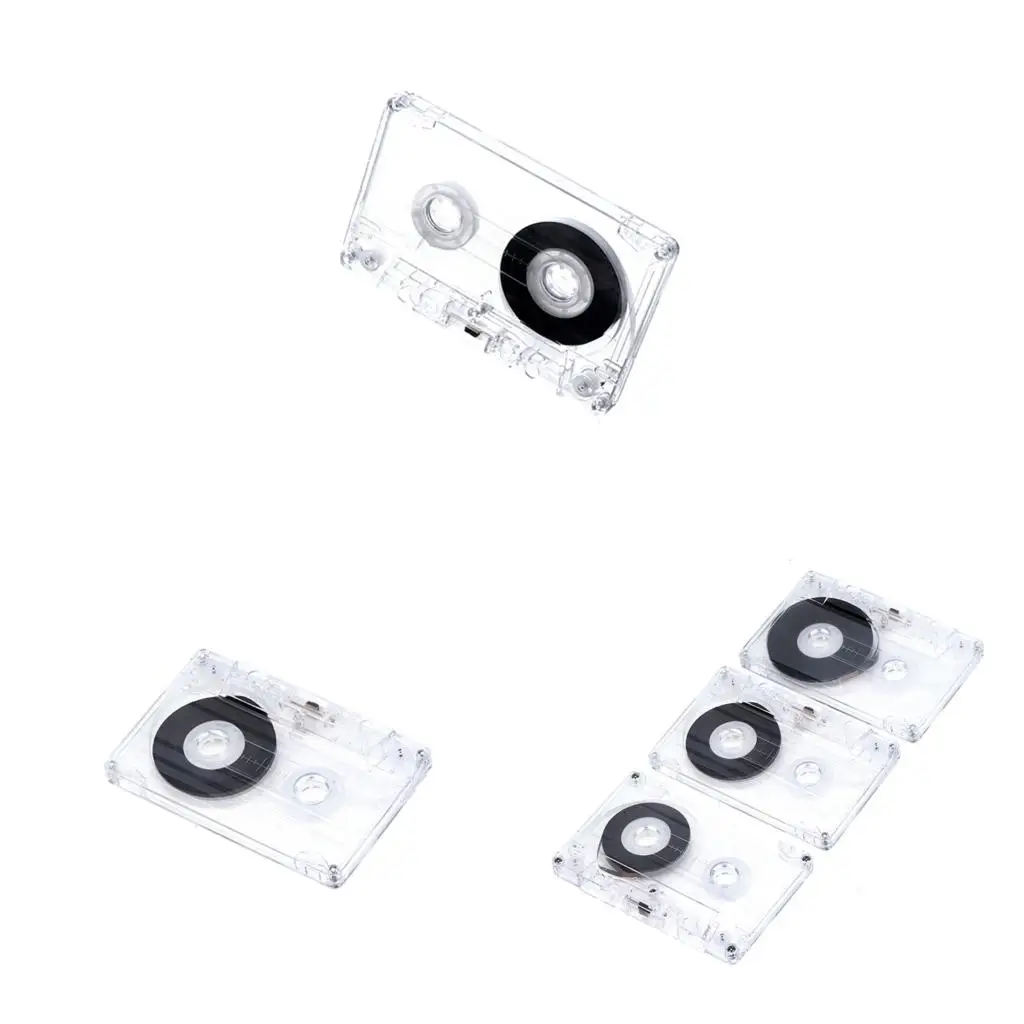 Q39E Archival Blank Cassettes Clear Shell Content Preservation Solution for Music