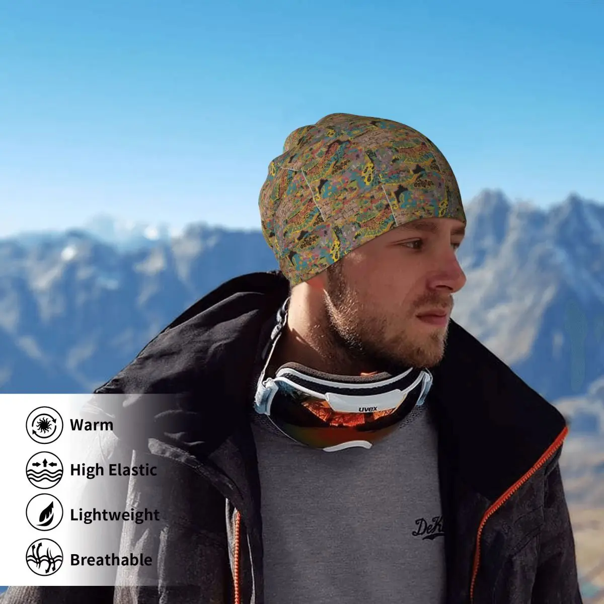 King Gizzard And The Lizard Wizard - Oddments Bandana Neck Cover Printed Wrap Scarf Running Face Mask Unisex Adult Winter - view 4