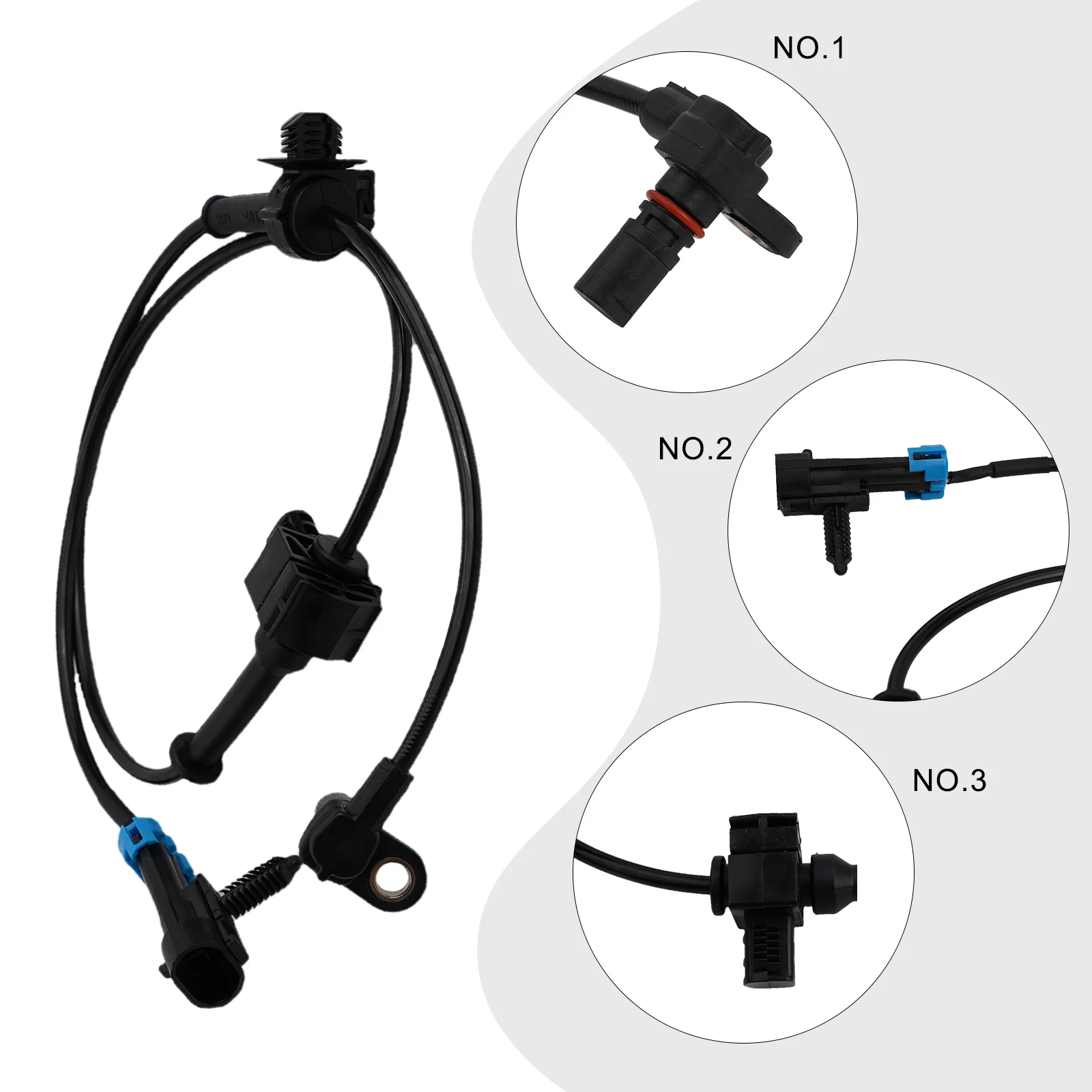 

Car-Whisperer Sensor Rear Wheel Speed Sensor Sensor Replacement Easy Installation High-quality Material Optimal Braking