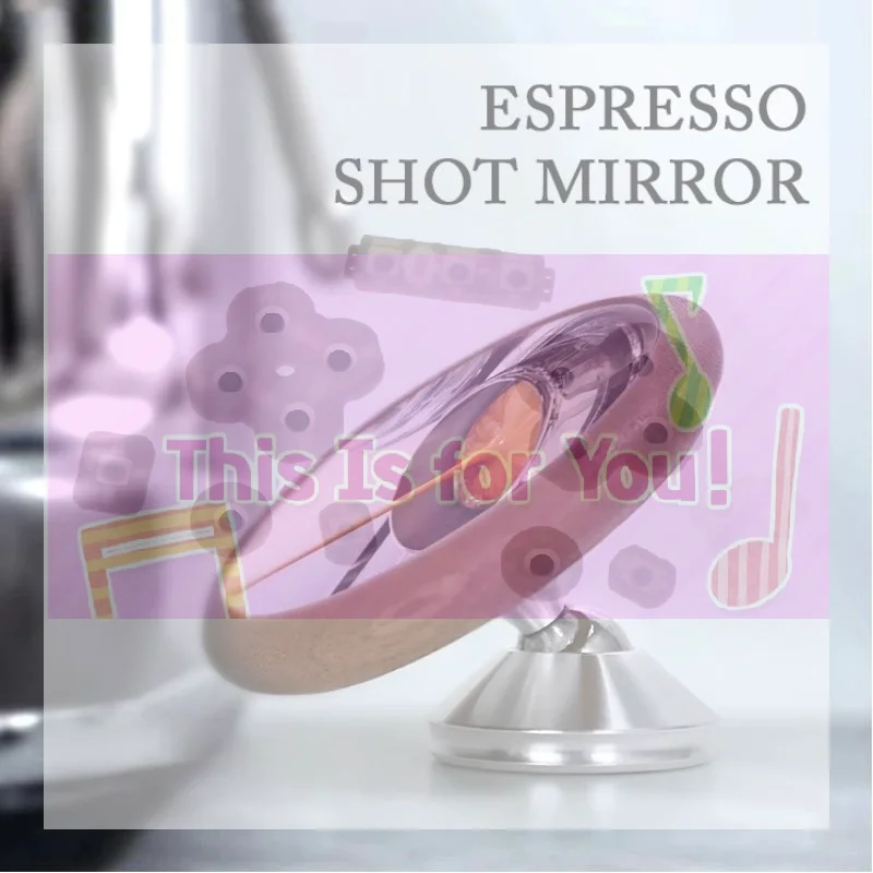 1Pcs Magnetic Monitoring Bottomless Portafilter Lens Espresso Extraction Mirror Flow Rate Observation Coffee Machine Accessories