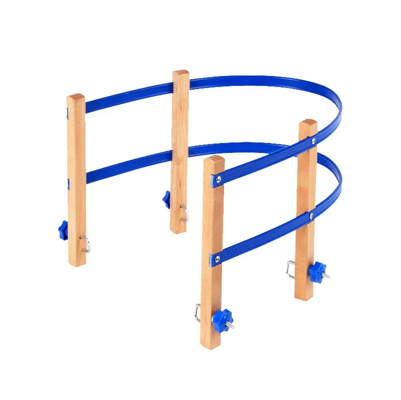 Detachable Wooden Snow Sled Backrest Guard Rail Support for Kids Push Chair Foldable Winter Kick Sledge Board Accessories