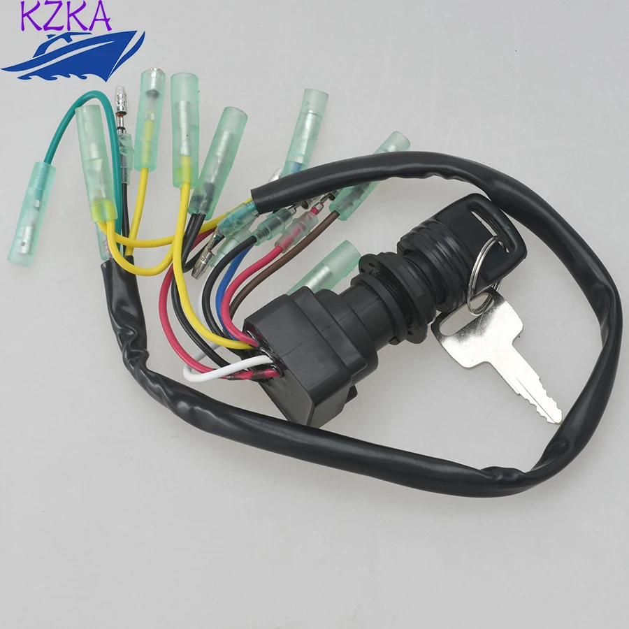 703-82510-43 Ignition Switch Key Assy  for Yamaha Outboard Motors Control Box 703-82510-44-00 703-82510-43-00 Parsun Hidea