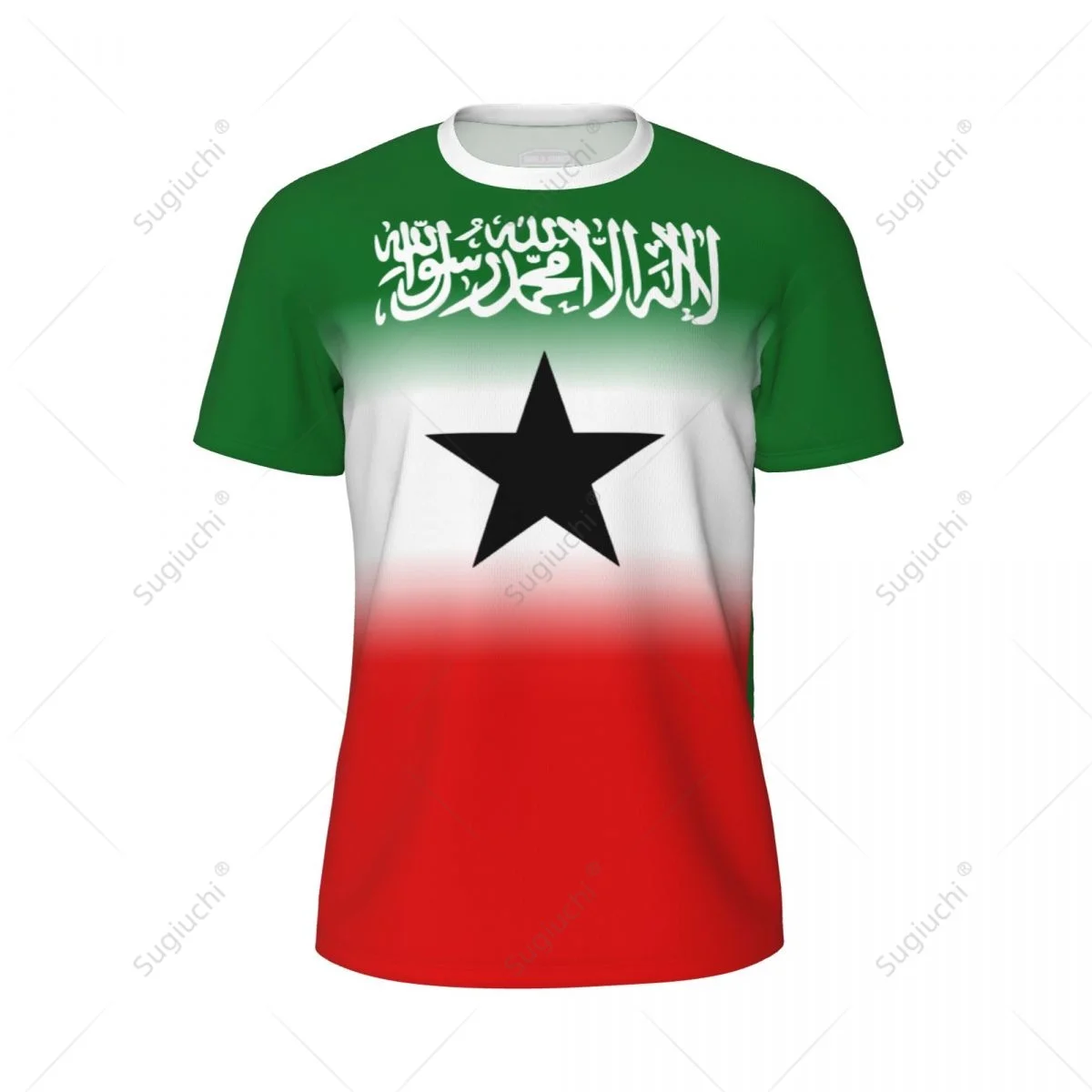Sports Mesh T-shirt Somaliland Flag For Running Bike Soccer Tennis Football Fitness Tees 3D Printed Custom