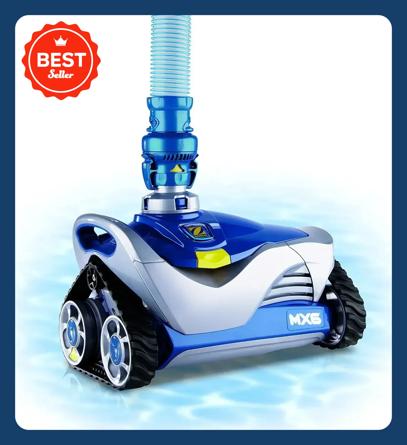 

MX6 Automatic In Ground Pool Cleaner, Safe for Surfaces Including Concrete, Vinyl, Fiberglass and Tile