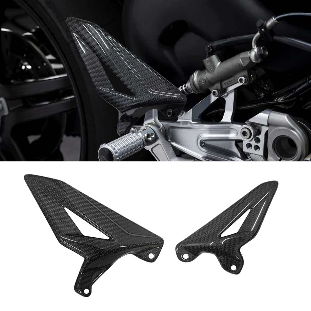 

For Ducati Panigale V4 V4S Corse 2018-2024 and Panigale V4R 2019-2020 motorcycle modification carbon fiber pedal accessories