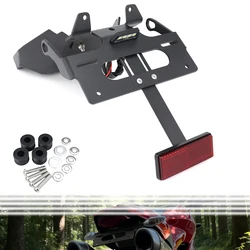 Motorcycle License Plate Fit For Ducati Monster 696 1100 EVO 1100 795 659 796 Holder Bracket Tail Tidy Fender Eliminator Kit