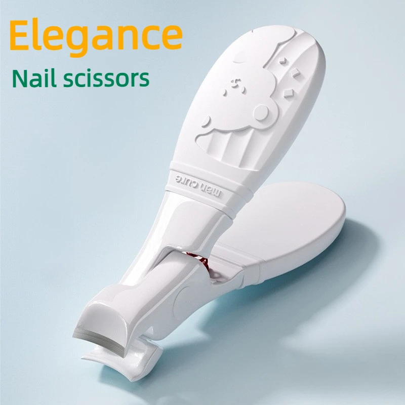 1/3 Pcs Set Cute Cartoon Design Stainless Steel Mini Nail Clippers Portable Nail Cutter Single Household Manicure Tool