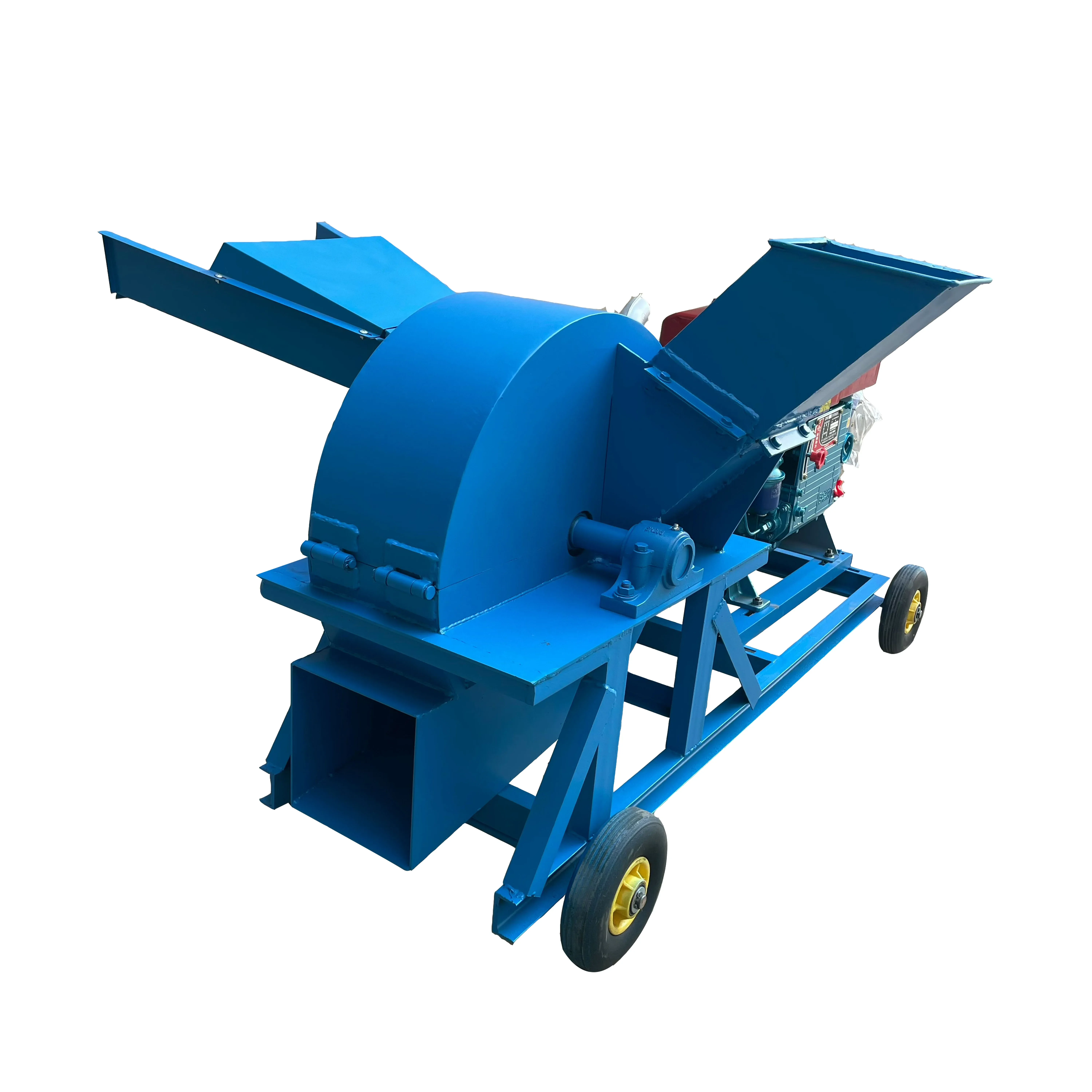 

Wet and dry dual use garden tree branch hammer mill corncob grinder wood crusher shredder