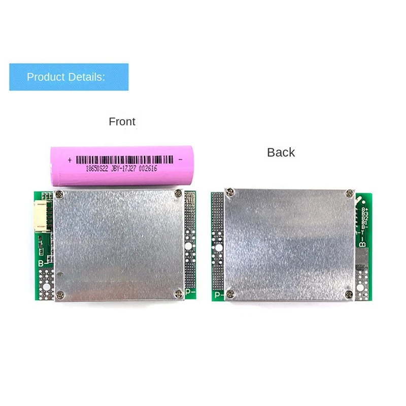 Placa de proteção da bateria do fosfato do ferro do lítio, carregamento equilibrado e amplificador, poder 100A atual, inversor 12V, 4S