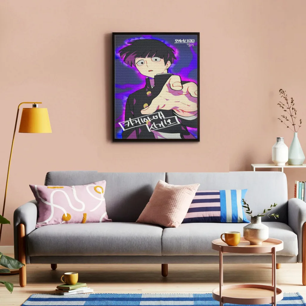 

Mob Psycho 100 Diamond Painting Full Diamond Mosaic Embroidery Home Decor New