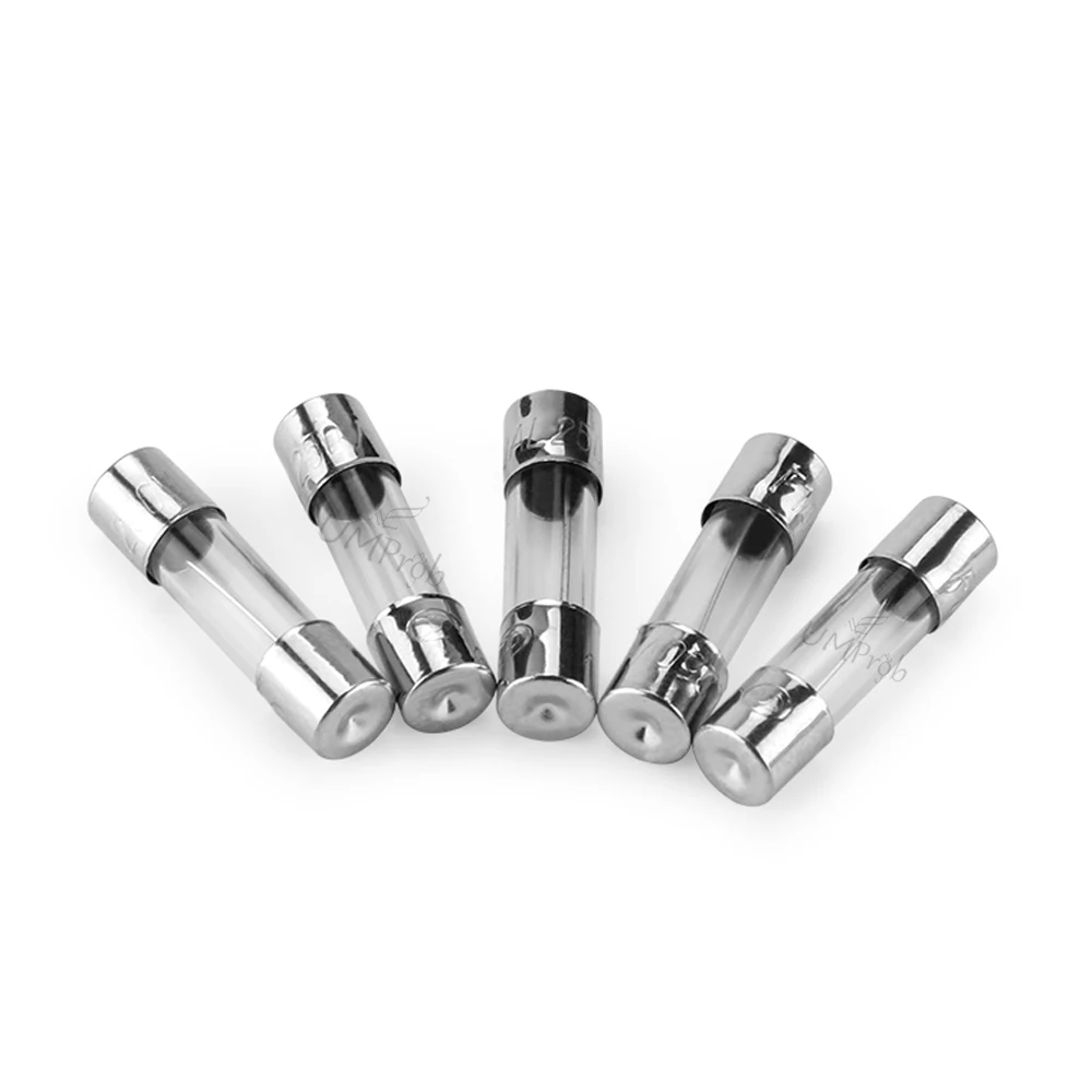 5x20mm Quick Blow Glass Tube Fuse Assorted Kits Fast-Blow Glass Fuses Car Glass Tube Fuses Assorted Kit 0.2A-15A Household Fuses