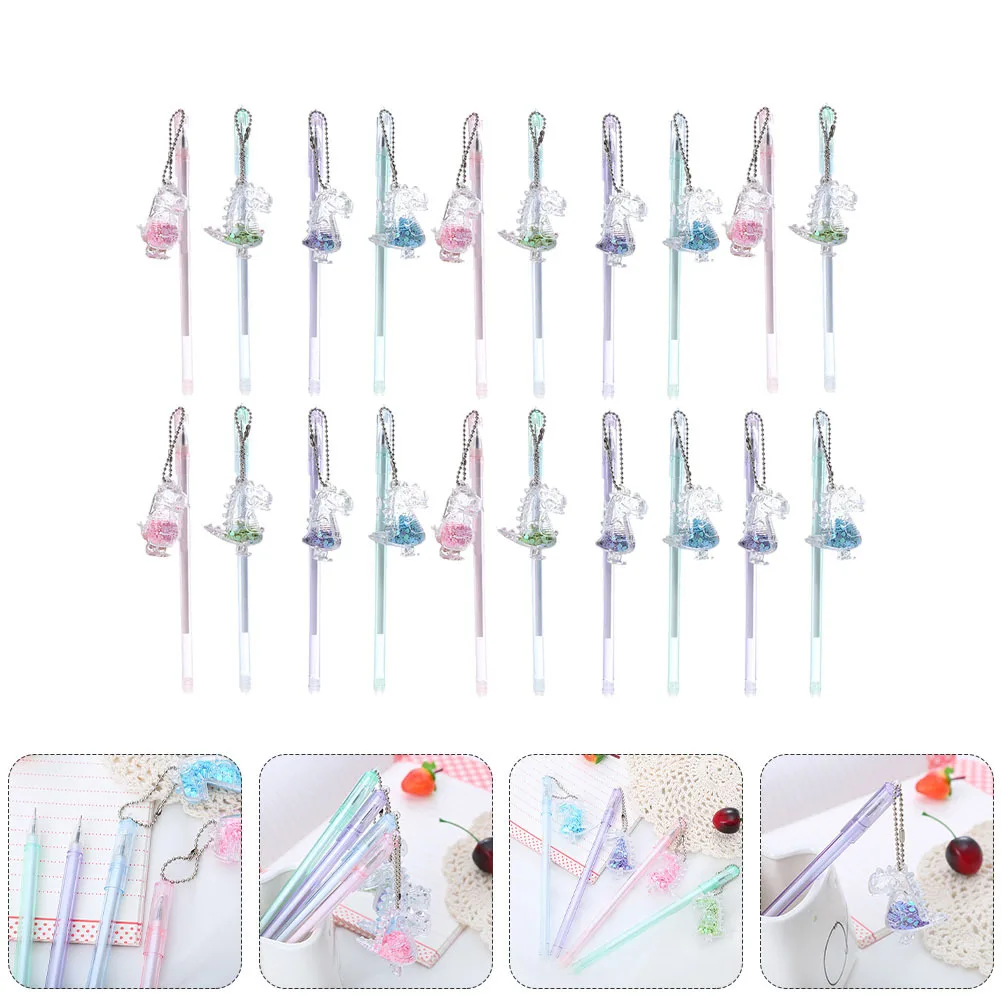 

Dinosaur Pendant Novelty Dragon Pens Stationery Fancy Funny Gel for Ink Cartoon Drawing