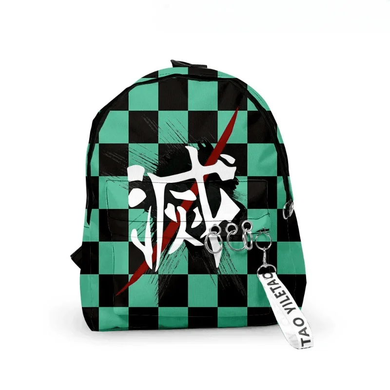 Demon Slayer Anime Leisure Backpack Kimetsu No Yaiba Nezuko Tanjirou Back To School Season Student Schoolbag Peripheral Gift view 6