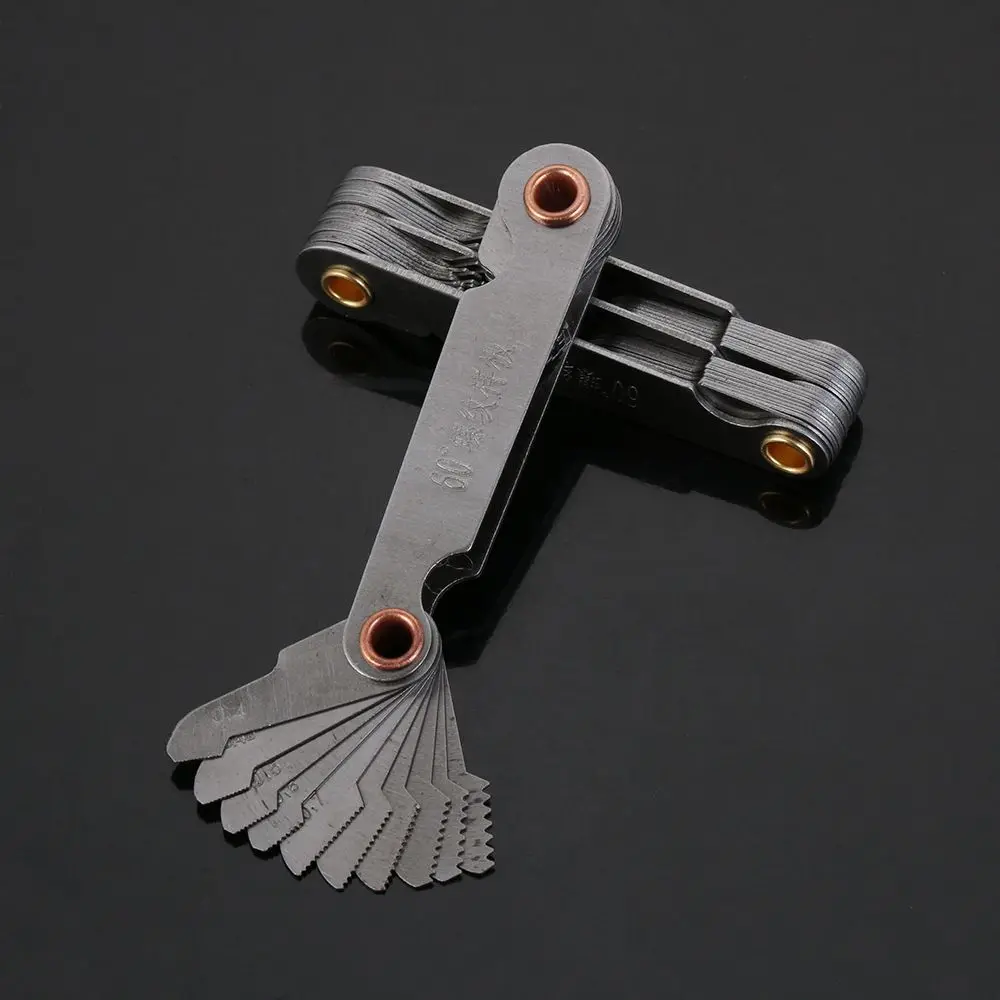 Picture 3: Carbon Steel Measuring 55/60 Degree Screw Pitch Center Measurement Gear Tooth Gauges Thread Plug Gauge