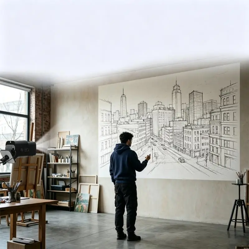 G92C 720P Projector Design Specifically For Artists And Craft Enthusiasts