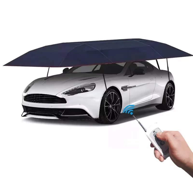 2 in 1 Automobile Protection Car Umbrella Sunproof Sun Shade Cover Universal Automatic Car Tent