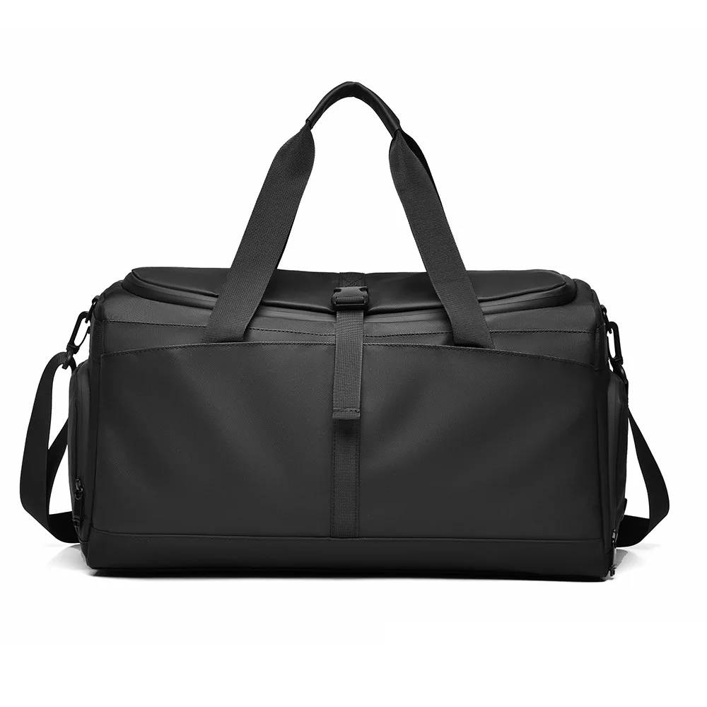 

New Fitness Bag with Dry-wet Separation, Multi-functional Independent Shoe Compartment Storage Bag and Hand-held Travel Bag