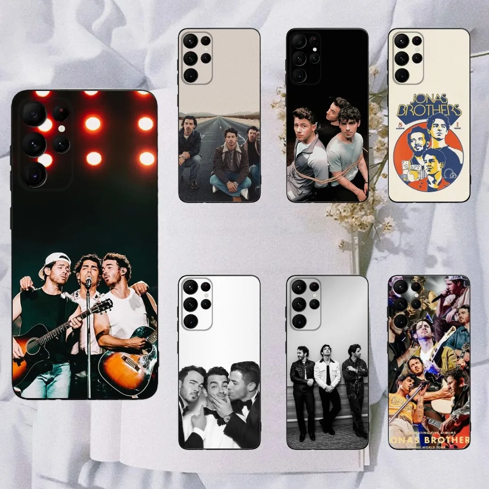 J-Jonas-S Band B-Brothers Phone Case For Samsung Galaxy A20,A21s,A22,A31,A32,A52,A53,A72,73,A80,A91 Soft Black Cover