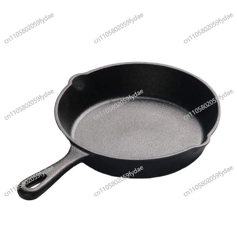 Cast Iron Frying Pan Environmentally Friendly Round Multi-function Pan Gas Induction Stove Frying Cookware