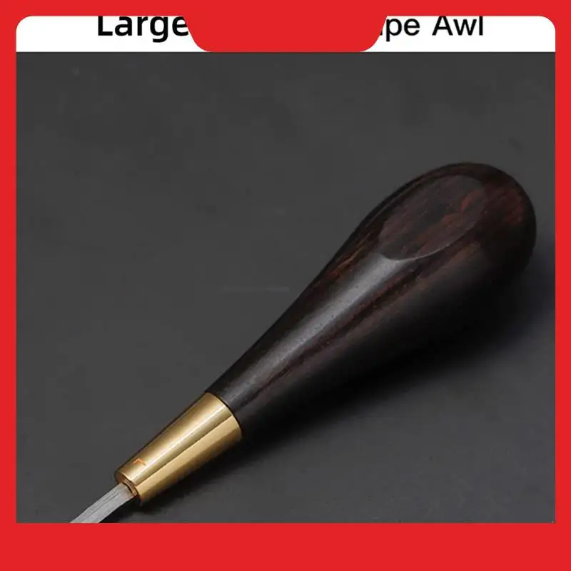 

Leather Craft Sewing Awl Kits Handmade Sewing Tools DIY Stitcher Taper Black Wood Handle