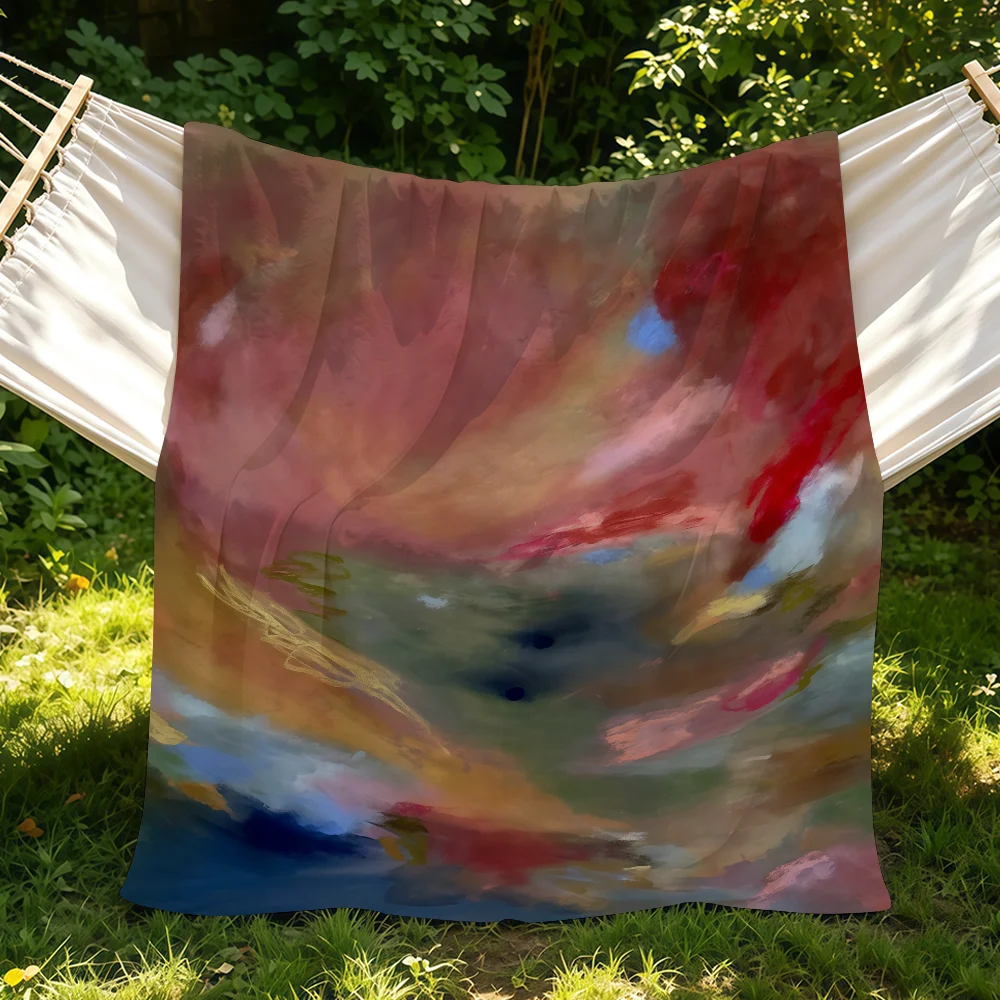 Singer L-Lizzy M-McAlpine Angel Blanket Suitable For Sofas Beds Offices Cars Outdoor Travel An Ideal Gift For Friends Family