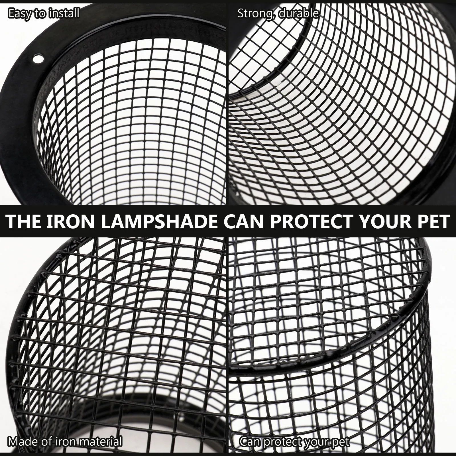 

1Pcs Ecofriendly Reptilelampshade Antiscald Odourfree Durablewearresistant Protectsreptiles Easytouse Practicaldesign