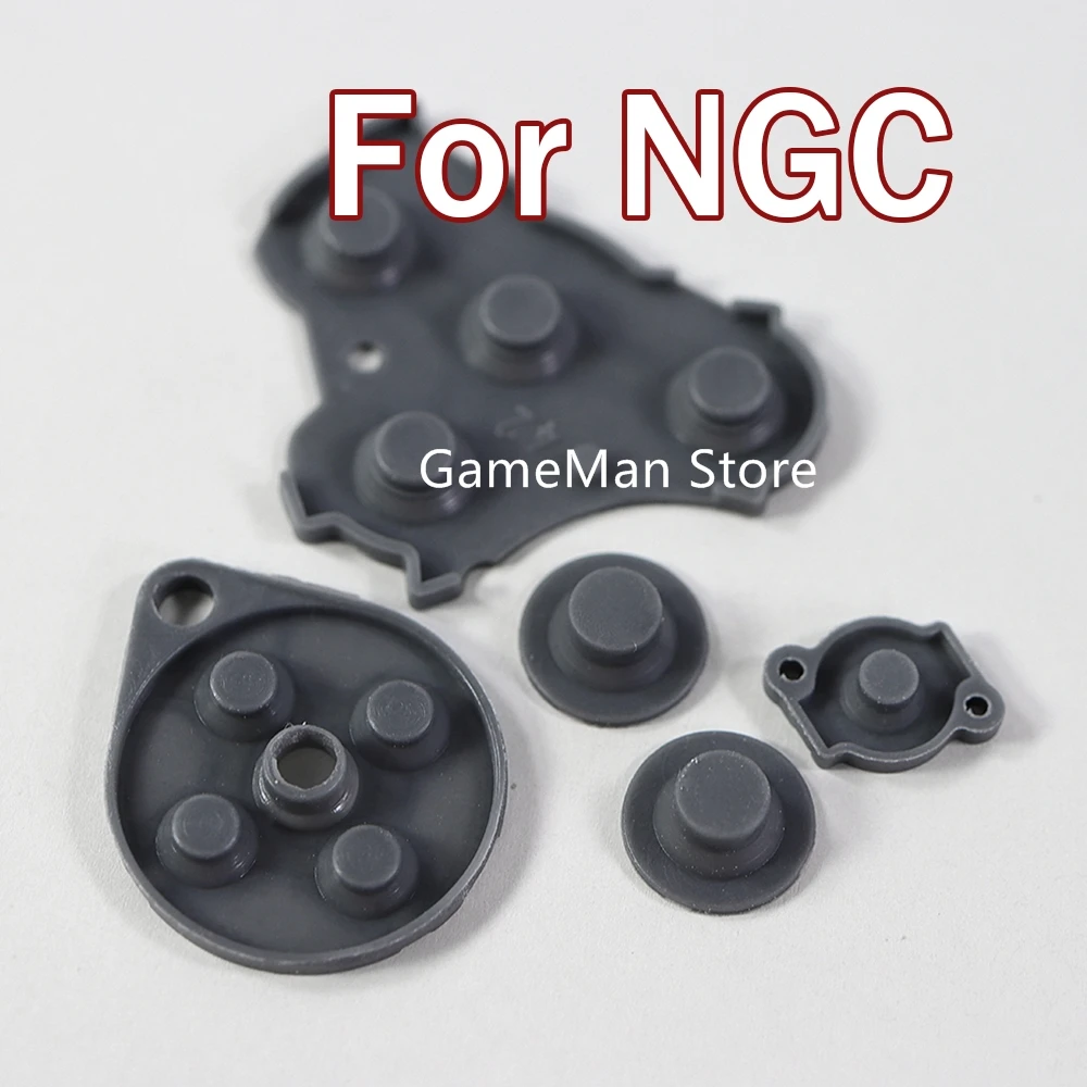 1set di alta qualità per Nintendo GameCube NGC Controller sostituzioni di pulsanti in Silicone in gomma conduttiva