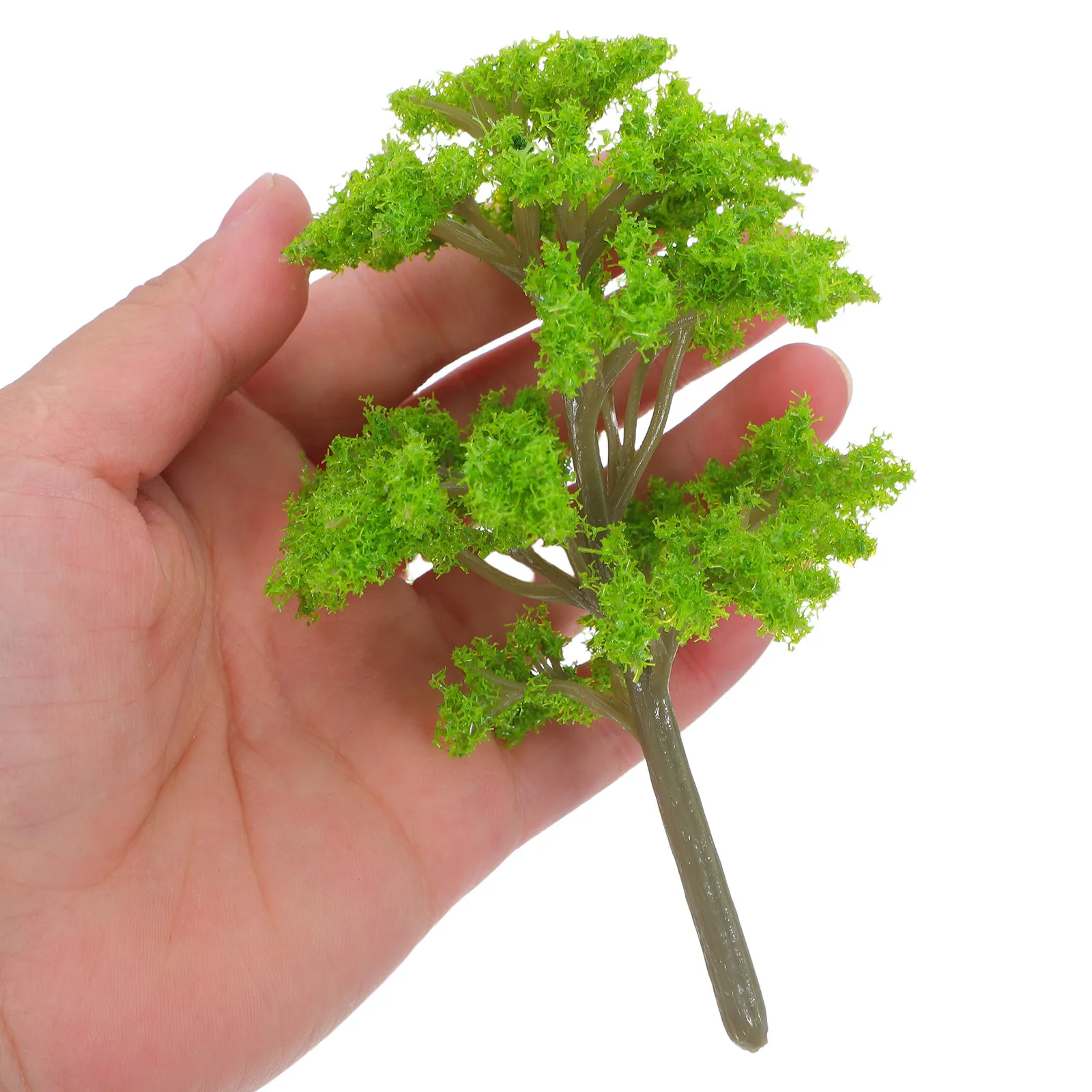 

20 шт. миниатюрных искусственных реалистичных деревьев для микроландшафта, декор для песочницы, аксессуары для домашнего творчества