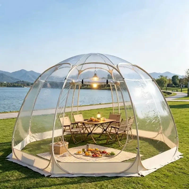 Clear Pop up Bubble Tent Garden Courtyard PVC Tents