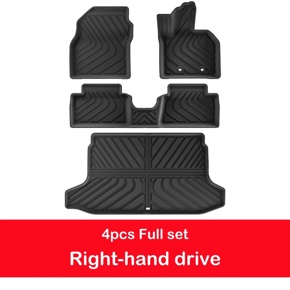 Für RHD LEXUS LBX 2024 2025 TPE Allwetter-Fußmatten Kofferraummatte Wasserdichte Bodenmatte Rechtslenker – Detail 9