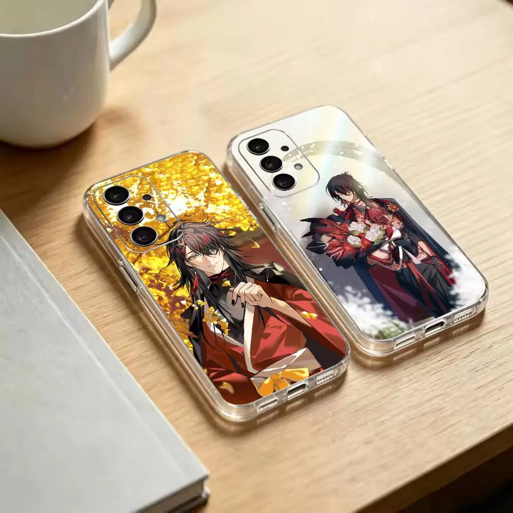 VTuber V-Vox Akuma  Transparent Phone Case For Samsung S25 S24 S23 S22 S21 S20 Ultra Plus FE Lite Note