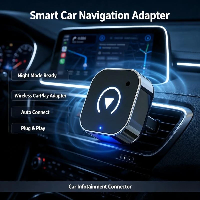 Low Latency Wireless Conversion Module Realizes Automatic Pairing For Iphone Android In Daily Urban Driving Media Use
