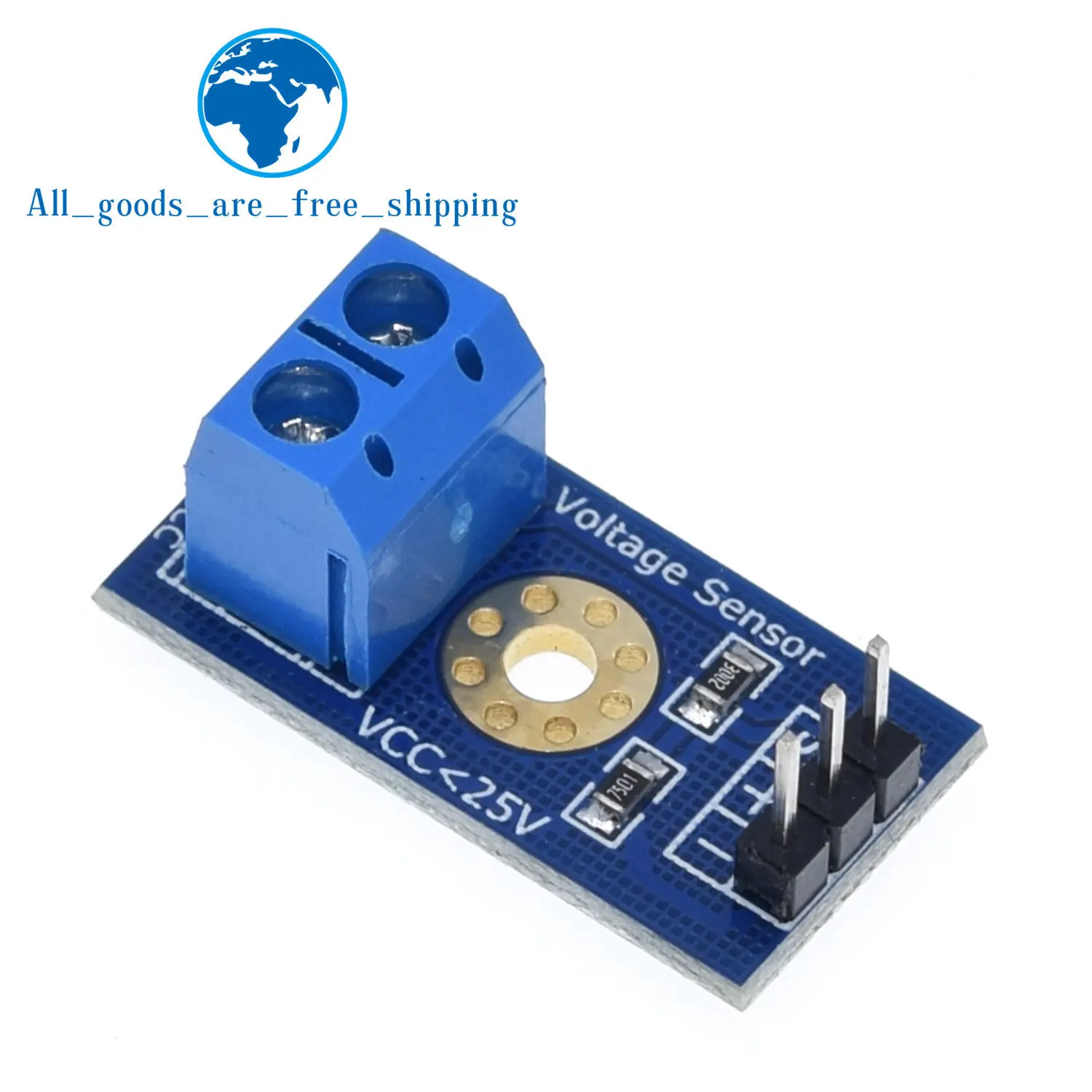 TZT 1/3pcs Standard Voltage Sensor Module Test Electronic Bricks For Robot For Arduino