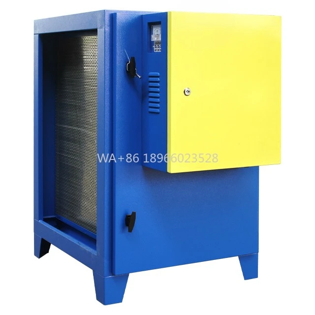 

Lampblack Gsp Воздушный скруббер Дымовая выхлопная углеродистая сталь 95% PurifyГорячая распродажа Ресторанный электростатический очиститель газа