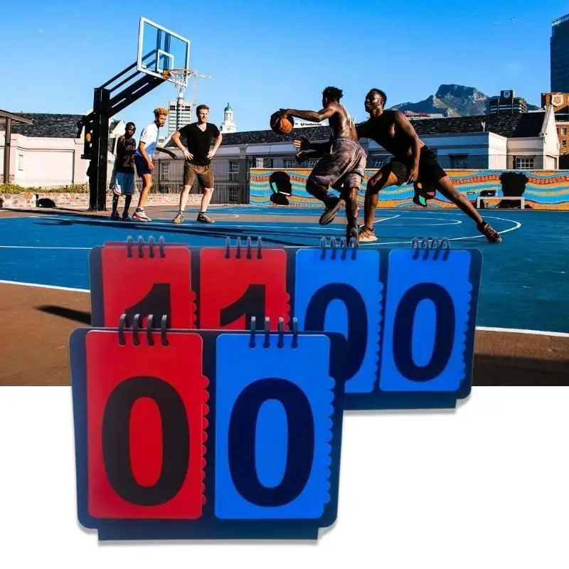 652F Để Bàn Bảng Chấm Điểm Thể Thao Bảng Điểm Bộ Đếm Điểm Dễ Dàng Lật Điểm Giữ Cho Bóng Bàn Bóng Rổ Bóng Đá