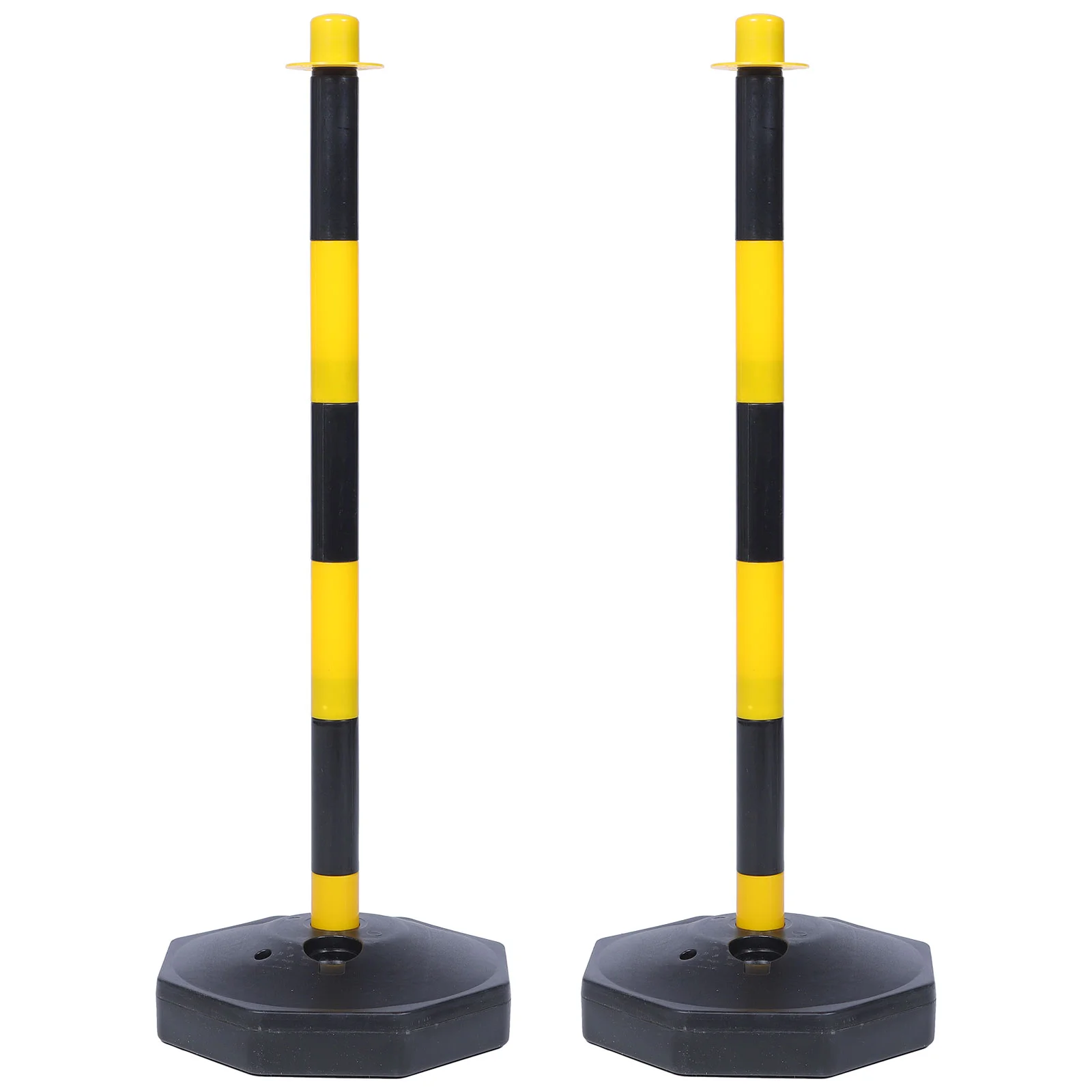 2 Pcs Warning Post Driveway Cones Emergency Kit Traffic Parking Stop Construction Portable