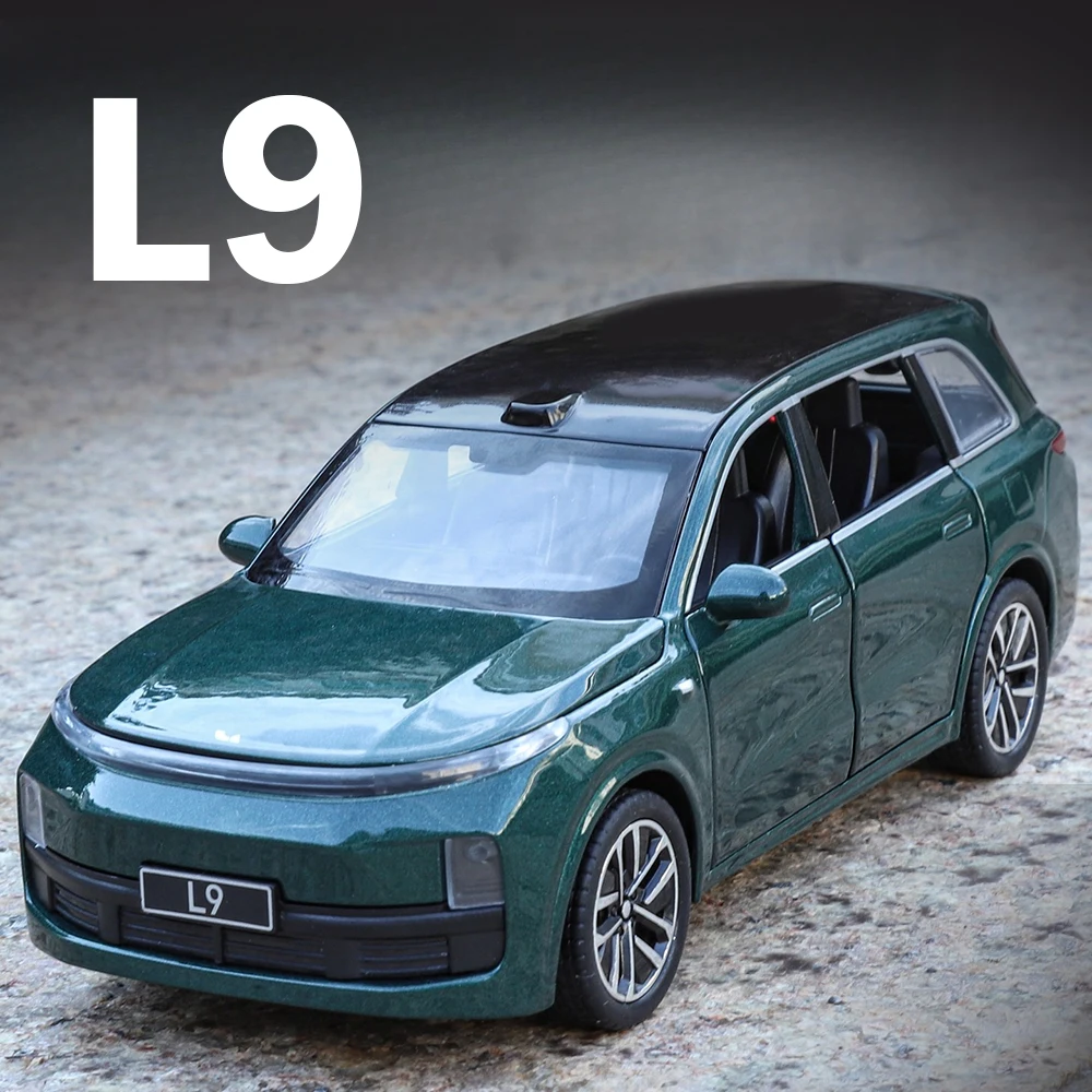 

1:32 Li L9 ONE модель игрушки миниатюрные автомобили из сплава литой под давлением звук свет двери открытые откатные изысканные украшения интерьера транспортные средства