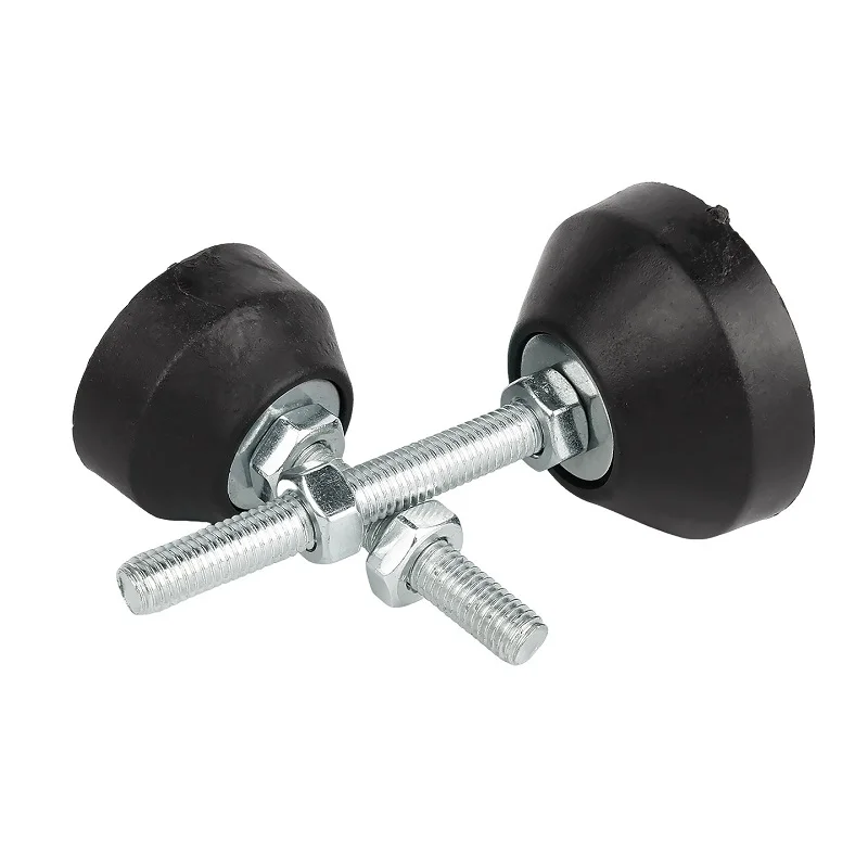 Heavy Duty Anchor Cup Fixed Anchor Foot Screw Carbon Steel M10-M16 Anti-slip Shock Absorption Adjustable Support Foot Bolt