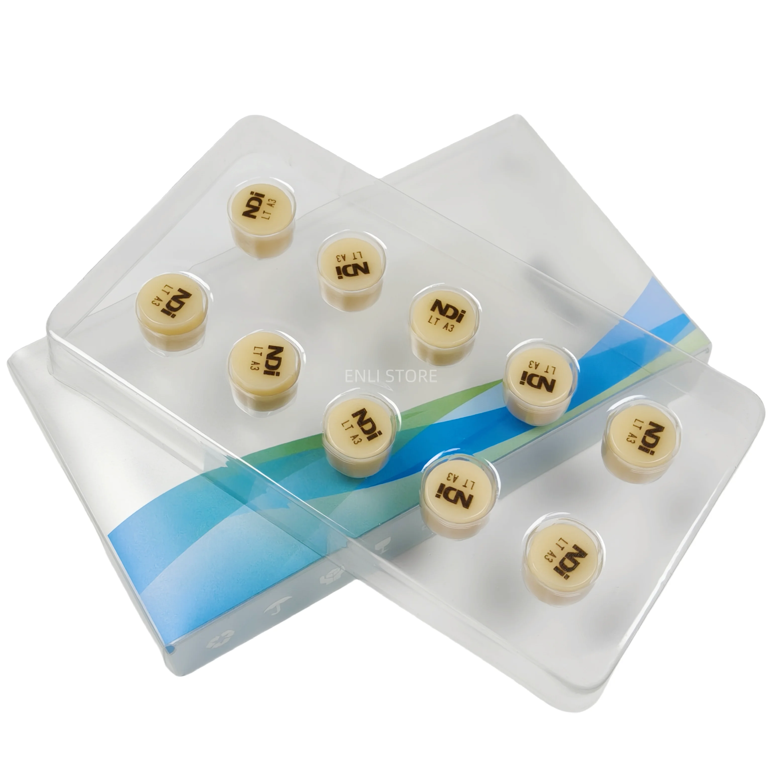10pcs Dental Lab Press Ingots Dental Press Ingots Ips Press Ivoclar Vivadent Lithium Disilicate CAD CAM Sysrtem
