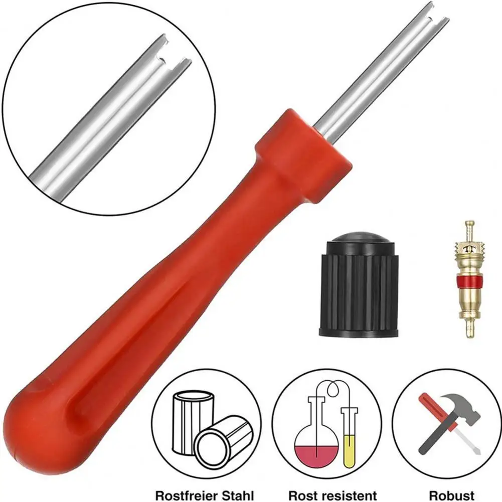 33Pcs/Set Valve Stem Installer Superior Strength Quick Installation Reliable Electric Vehicles Tyre Valve Core Remover